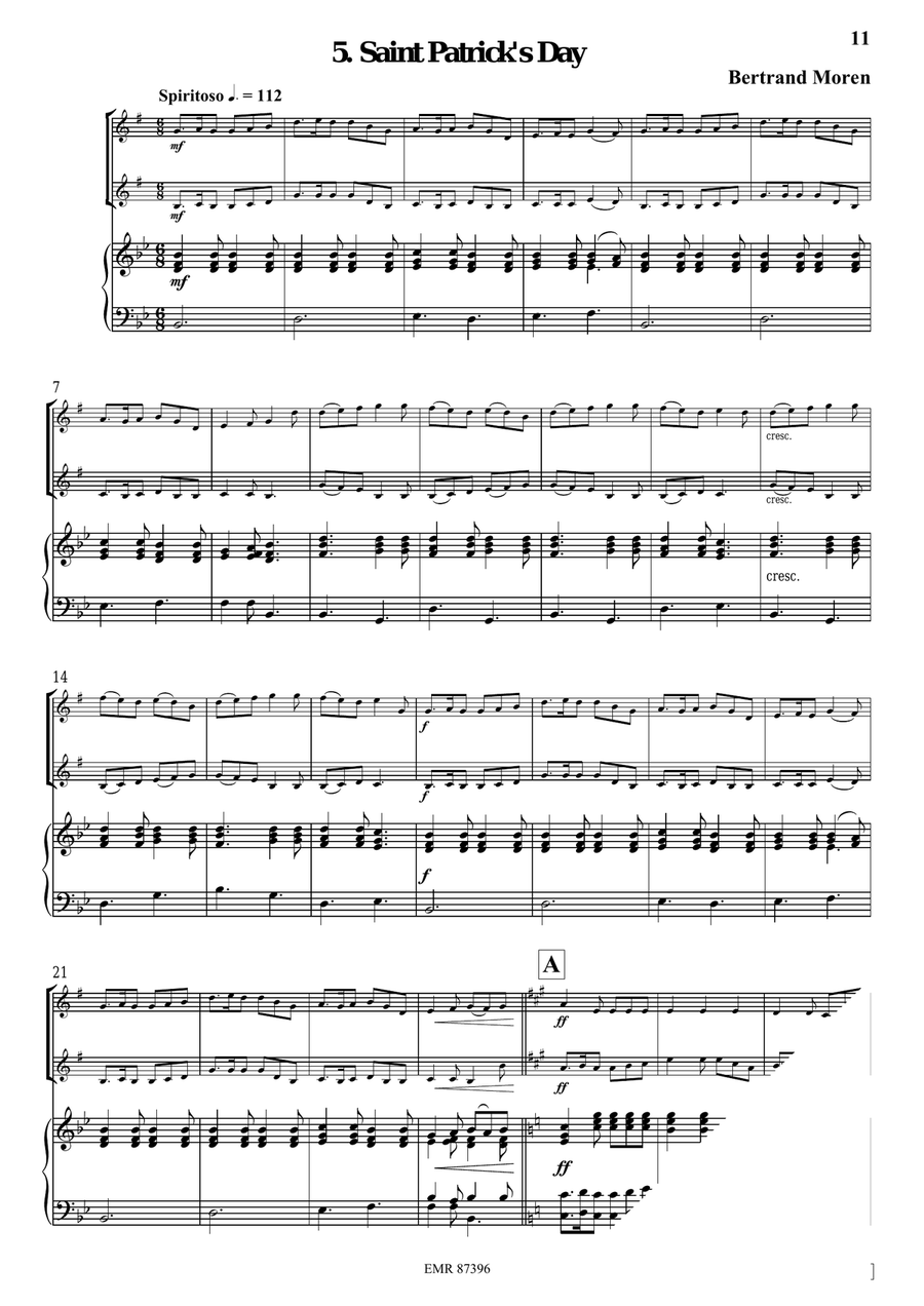 6 Irish Tunes 6 Irish Tunes Horn scores gallery preview page 8