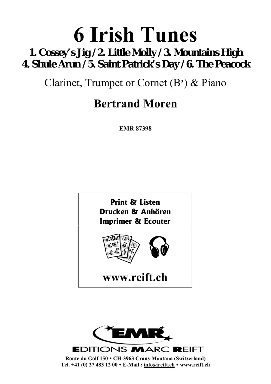 6 Irish Tunes 6 Irish Tunes Clarinet scores gallery preview page 2