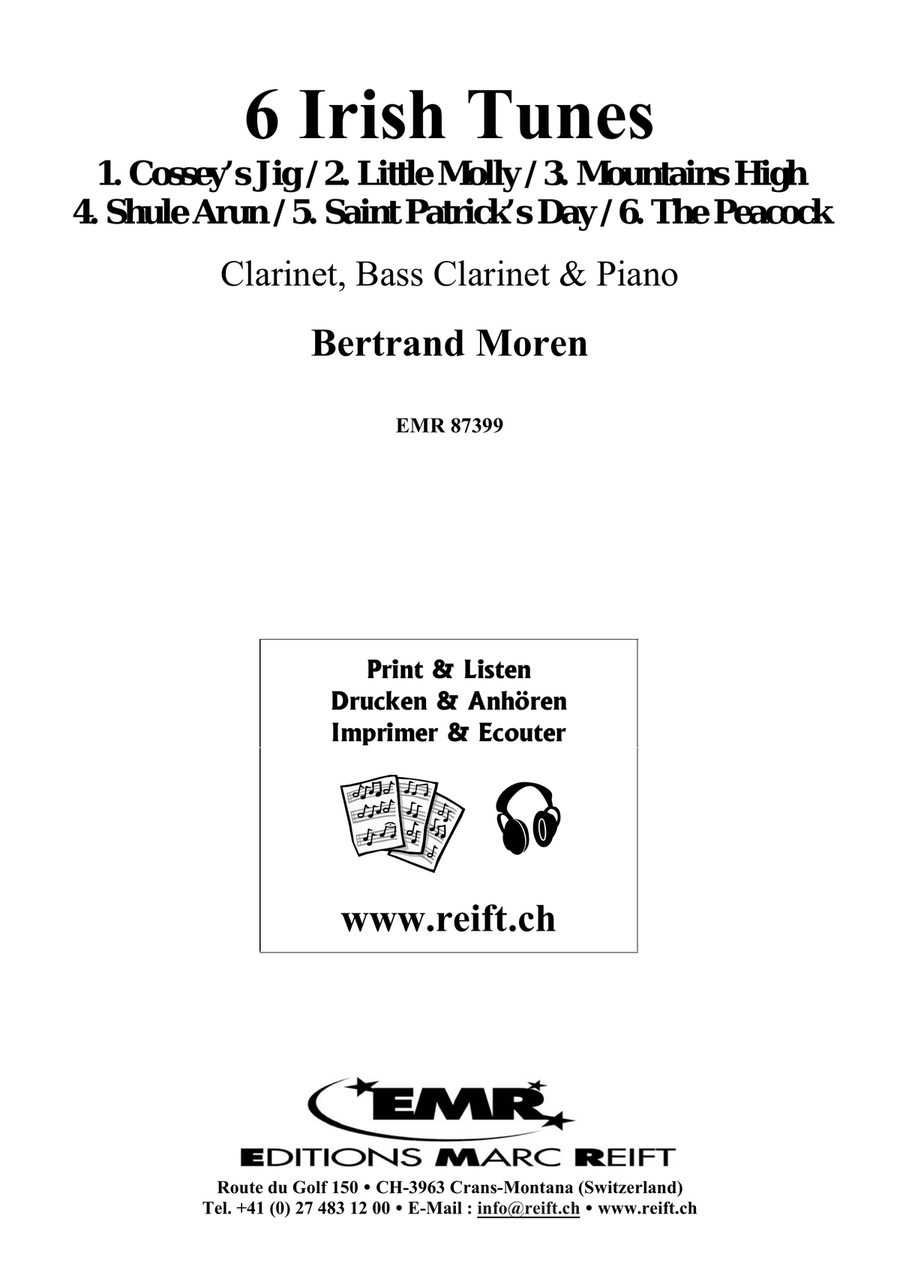 6 Irish Tunes 6 Irish Tunes Bass Clarinet scores gallery preview page 2