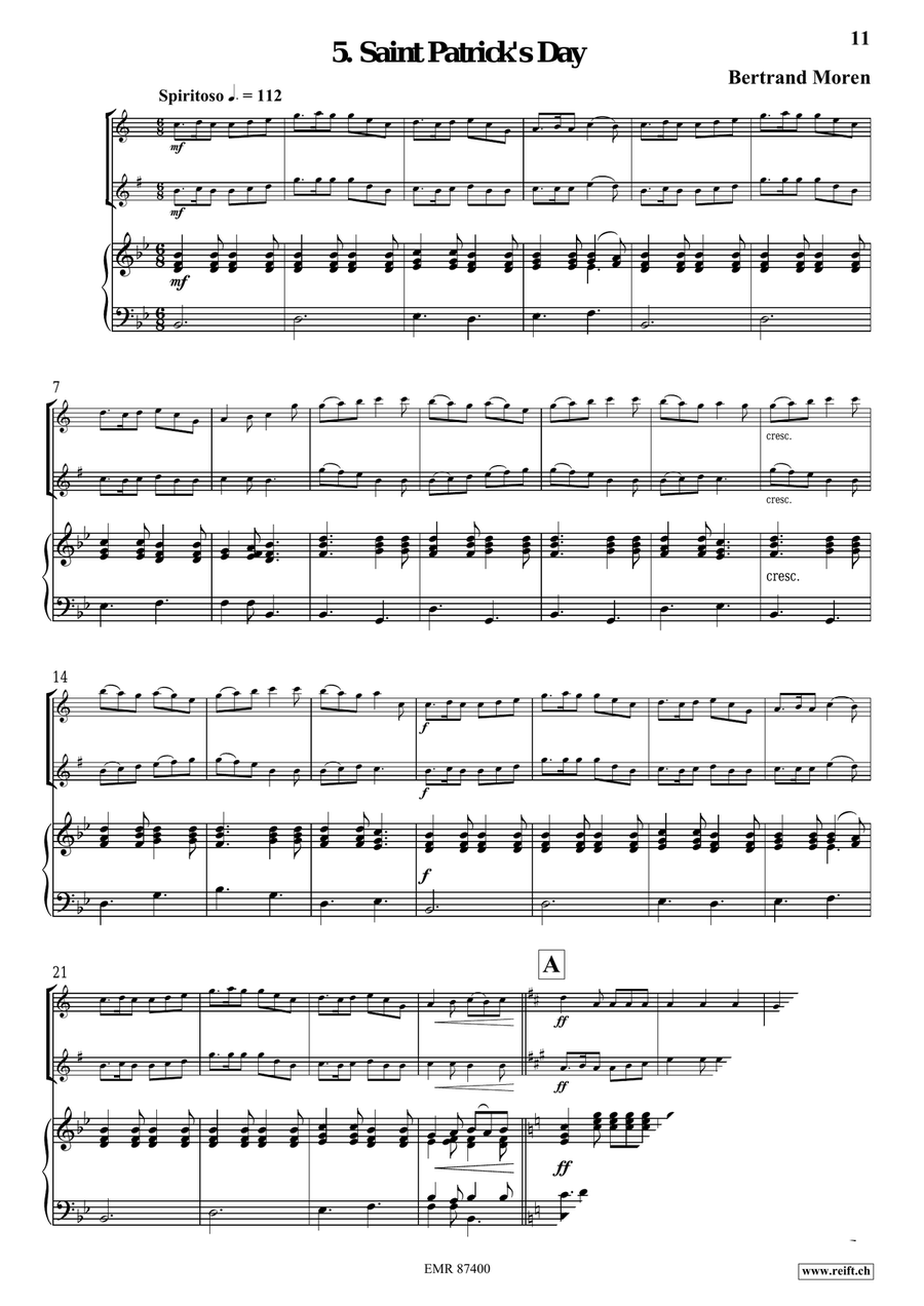 6 Irish Tunes 6 Irish Tunes Soprano Saxophone scores gallery preview page 8
