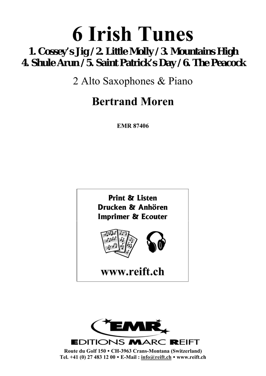 6 Irish Tunes 6 Irish Tunes Alto Saxophone scores gallery preview page 2