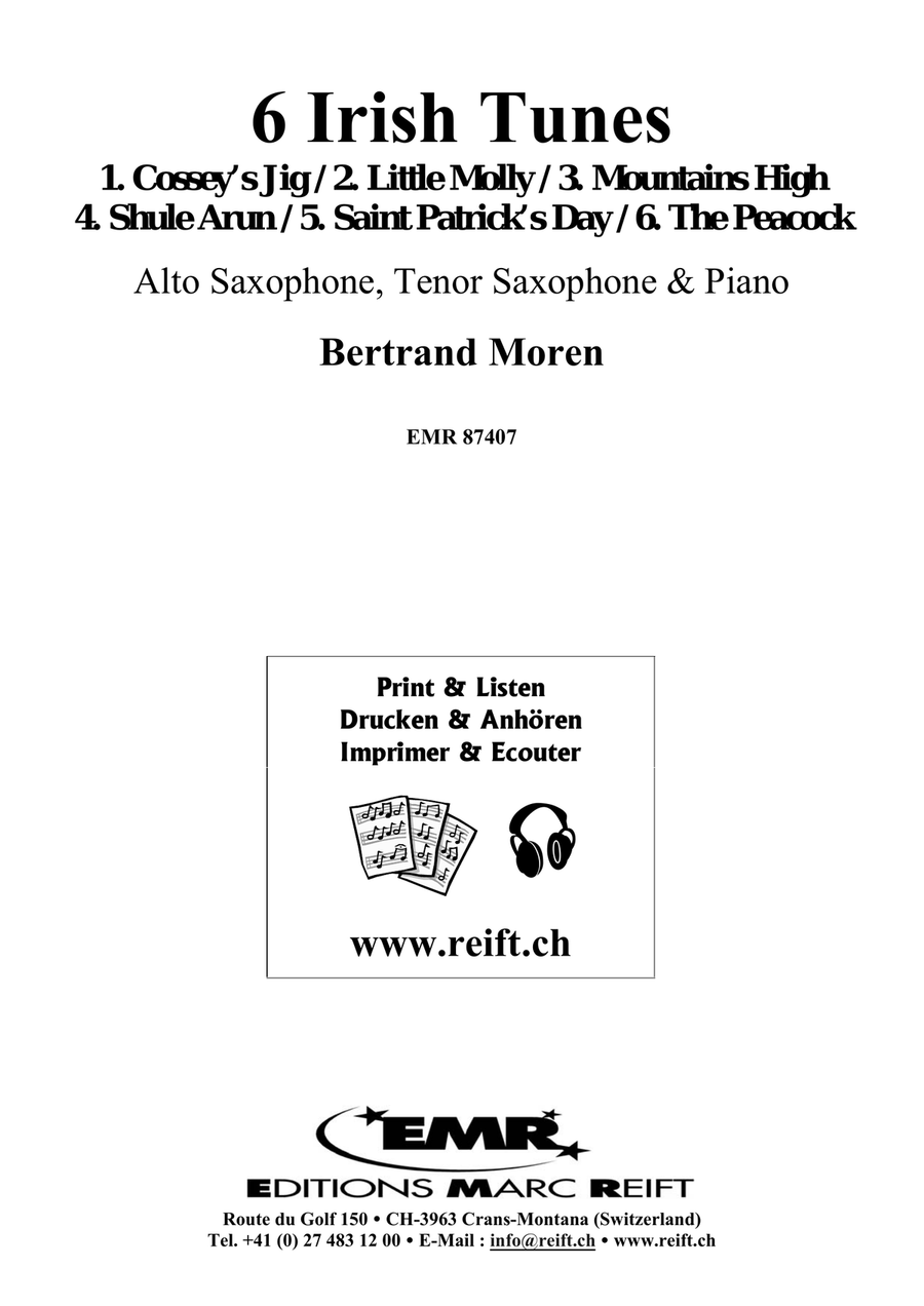 6 Irish Tunes 6 Irish Tunes Tenor Saxophone scores gallery preview page 2