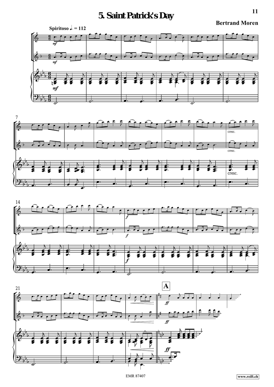 6 Irish Tunes 6 Irish Tunes Tenor Saxophone scores gallery preview page 8