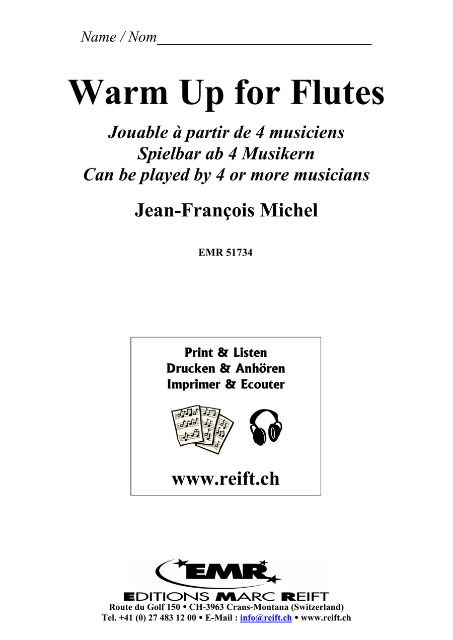 Warm Up for Flutes Warm Up for Flutes Flute scores gallery preview page 2