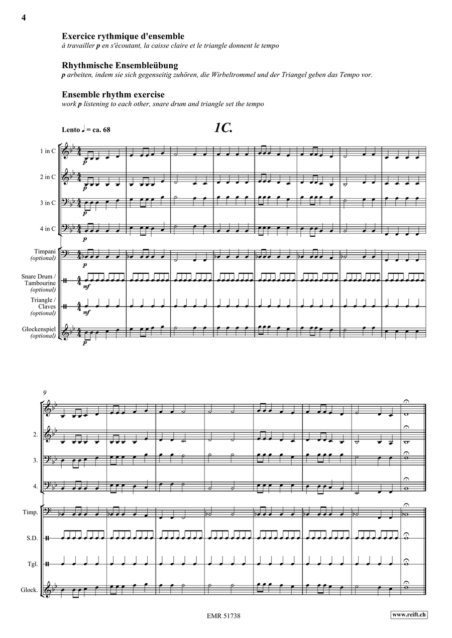 Warm Up for Junior Brass Band Brass Band scores gallery preview page 6