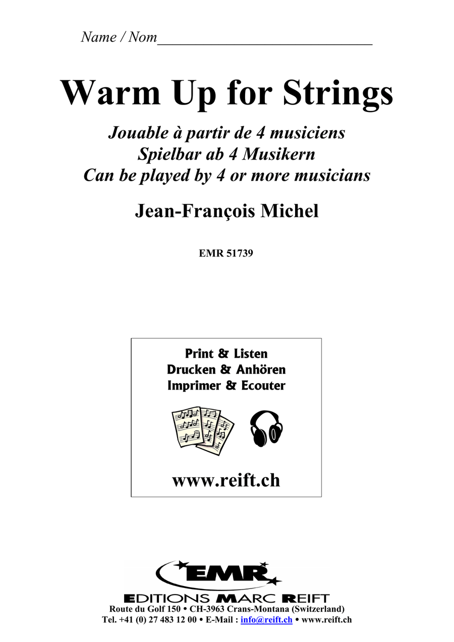 Warm Up for Strings Warm Up for Strings String Orchestra scores gallery preview page 2