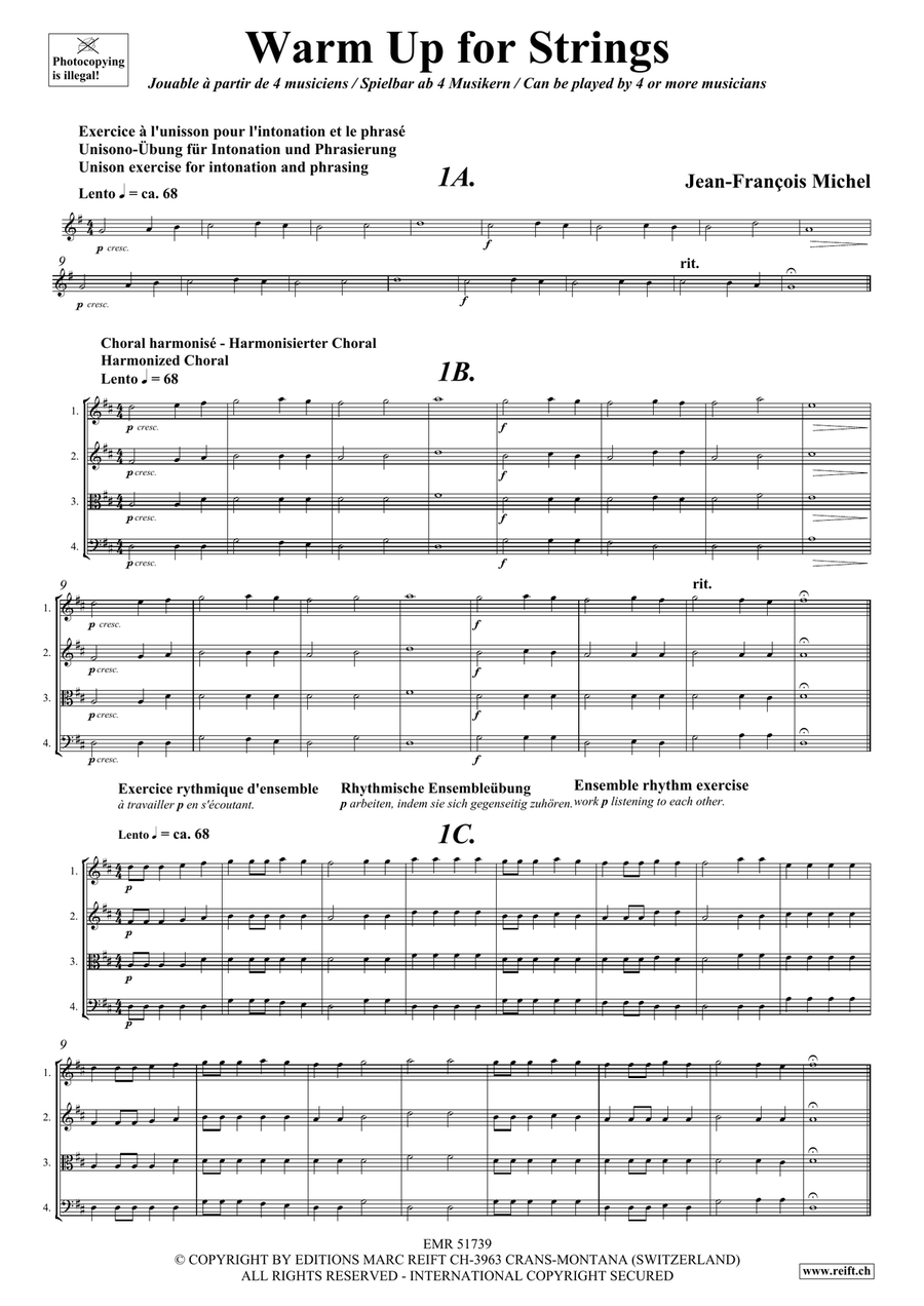Warm Up for Strings Warm Up for Strings String Orchestra scores gallery preview page 5