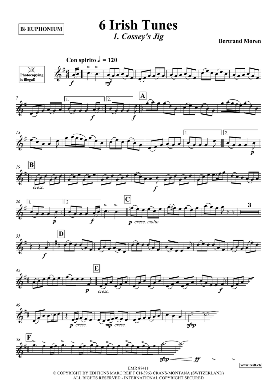6 Irish Tunes 6 Irish Tunes Euphonium scores gallery preview page 4