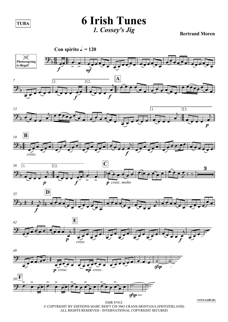 6 Irish Tunes 6 Irish Tunes Tuba scores gallery preview page 4