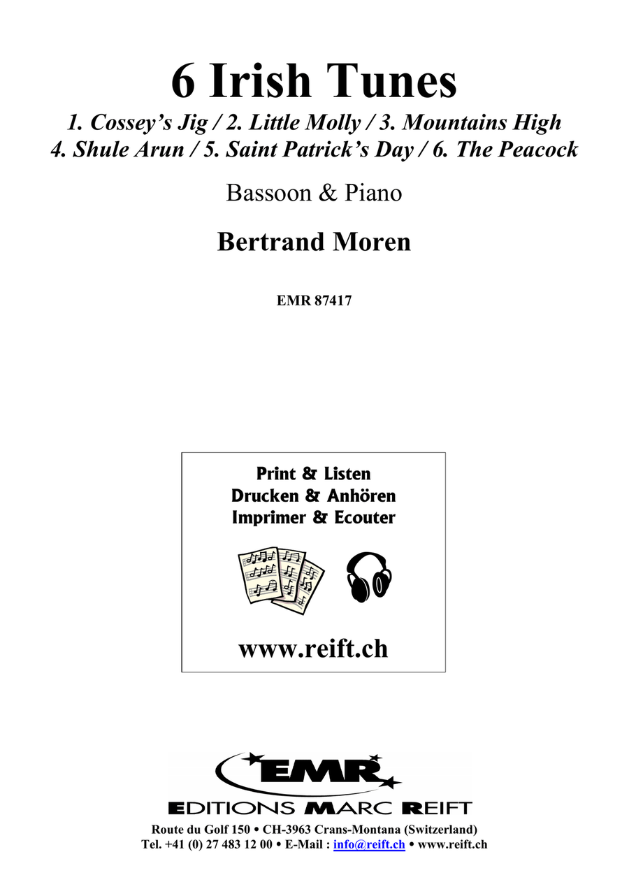 6 Irish Tunes 6 Irish Tunes Bassoon Solo scores gallery preview page 2