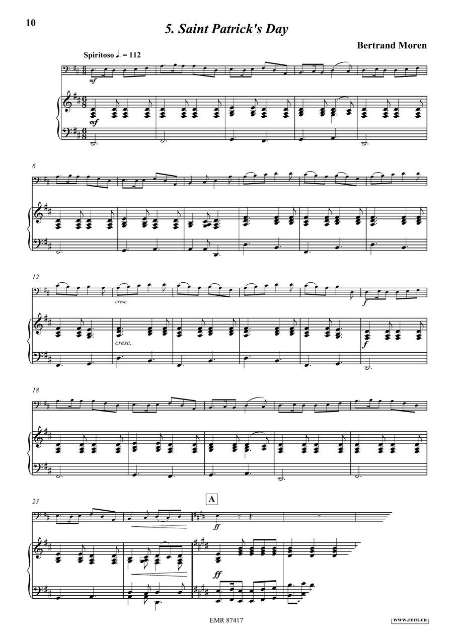 6 Irish Tunes 6 Irish Tunes Bassoon Solo scores gallery preview page 9