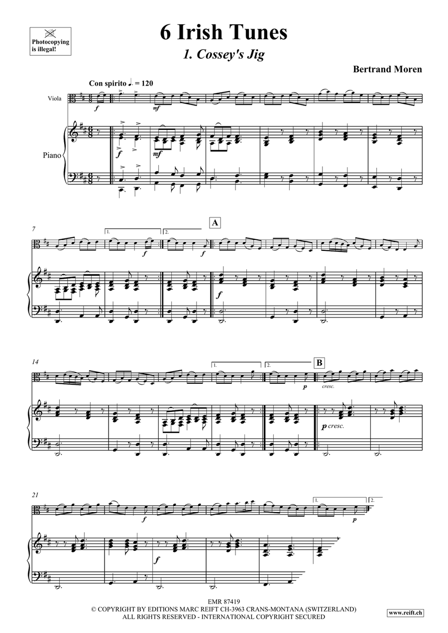6 Irish Tunes 6 Irish Tunes Piano Accompaniment scores gallery preview page 5