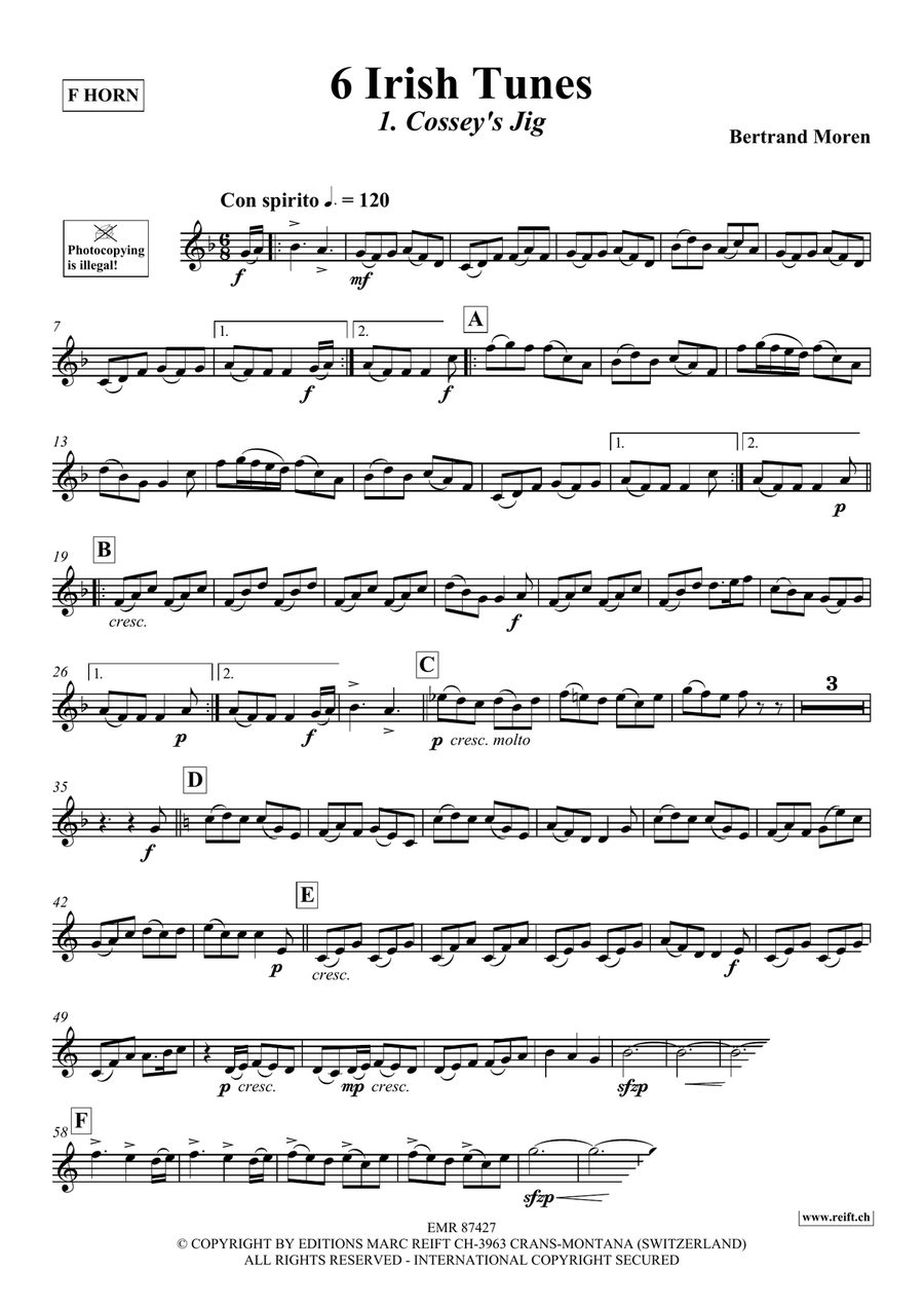 6 Irish Tunes 6 Irish Tunes Horn scores gallery preview page 4
