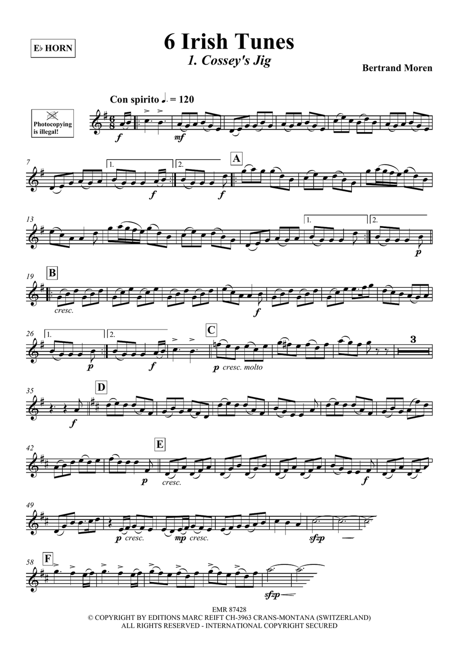 6 Irish Tunes 6 Irish Tunes Horn scores gallery preview page 4