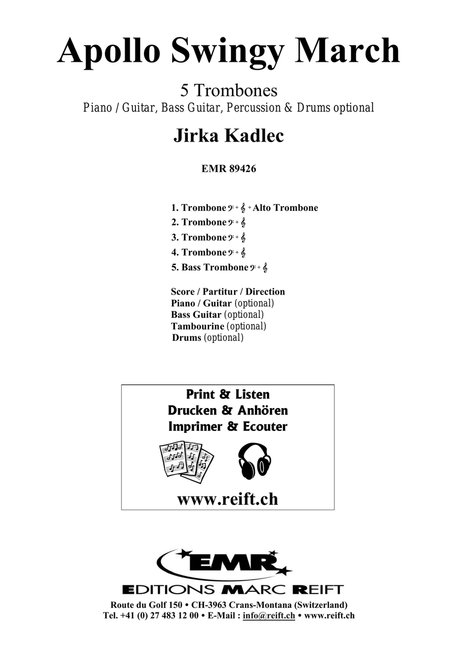 Apollo Swingy March Apollo Swingy March Trombone scores gallery preview page 2