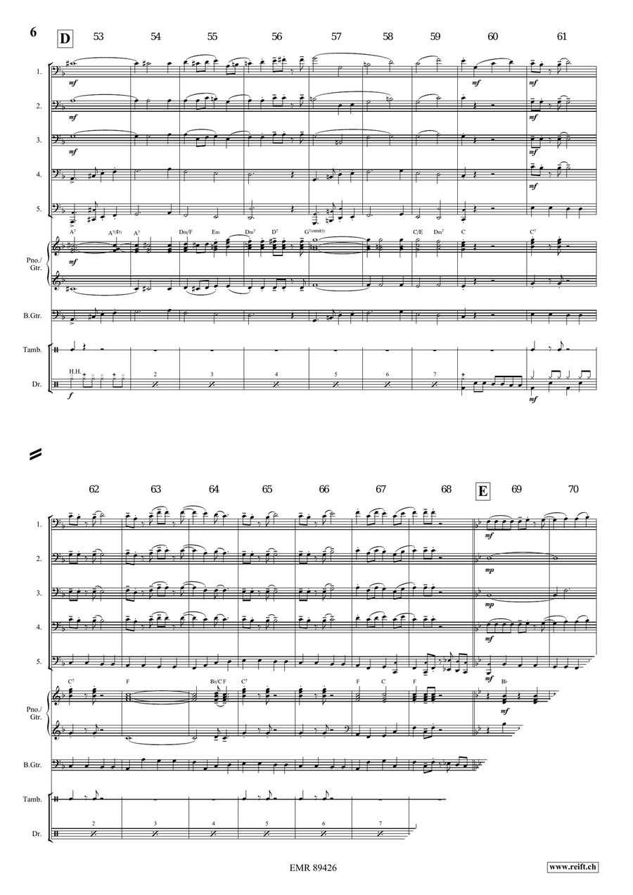Apollo Swingy March Apollo Swingy March Trombone scores gallery preview page 7
