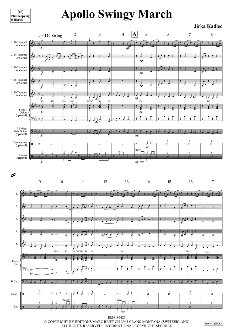 Apollo Swingy March Apollo Swingy March Cornet scores gallery preview page 4