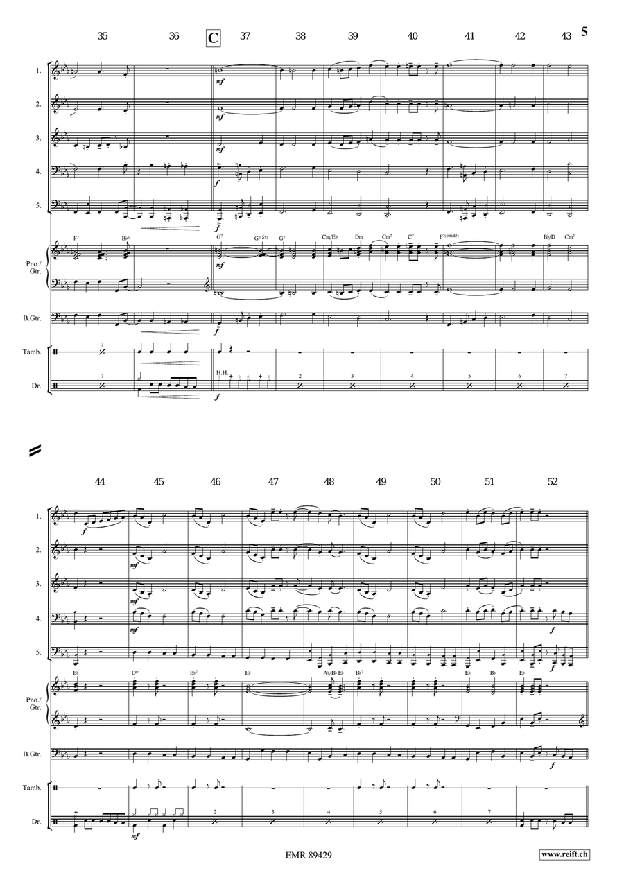Apollo Swingy March Apollo Swingy March Woodwind Quintet scores gallery preview page 6
