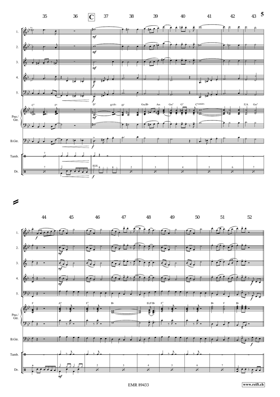 Apollo Swingy March Apollo Swingy March Woodwind Quintet scores gallery preview page 6