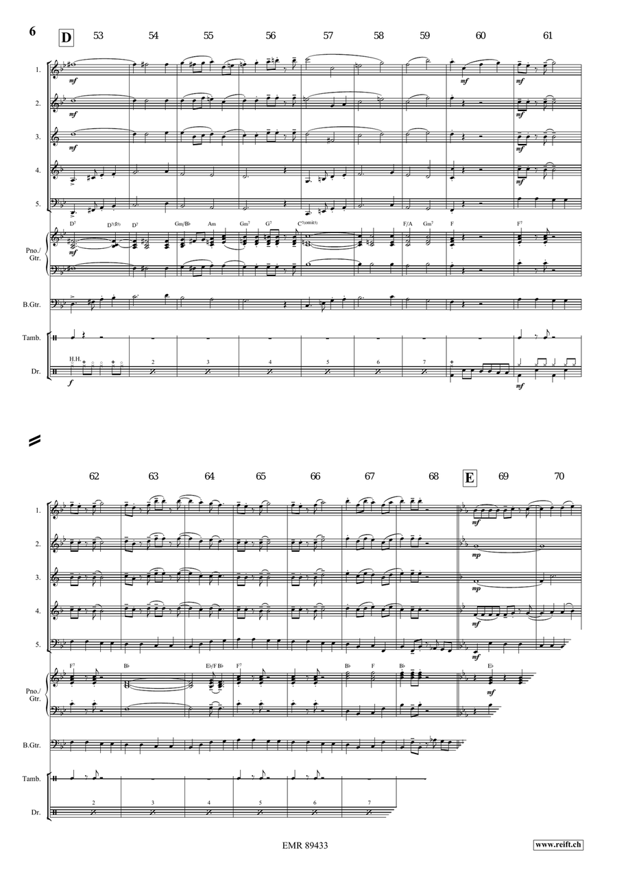 Apollo Swingy March Apollo Swingy March Woodwind Quintet scores gallery preview page 7