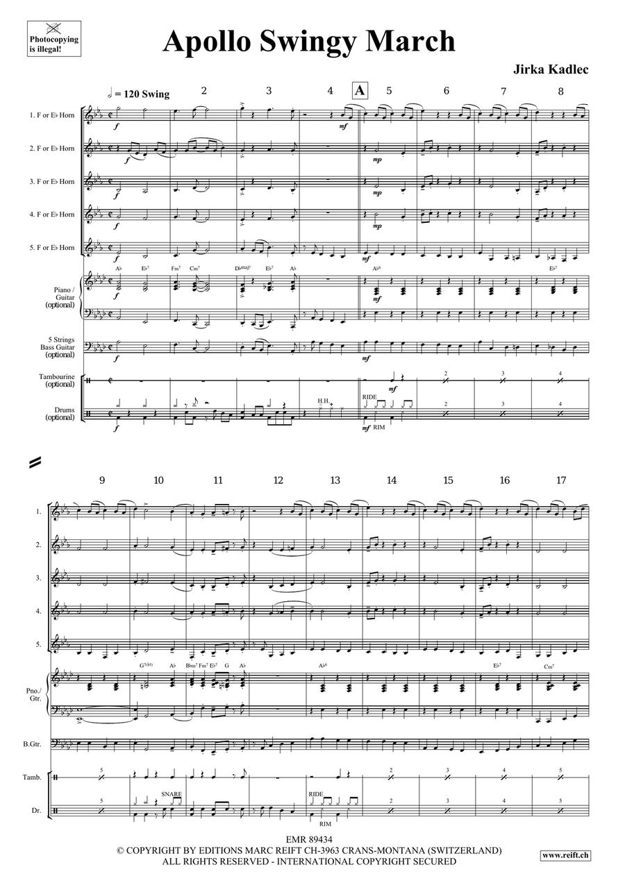 Apollo Swingy March Apollo Swingy March Horn scores gallery preview page 4