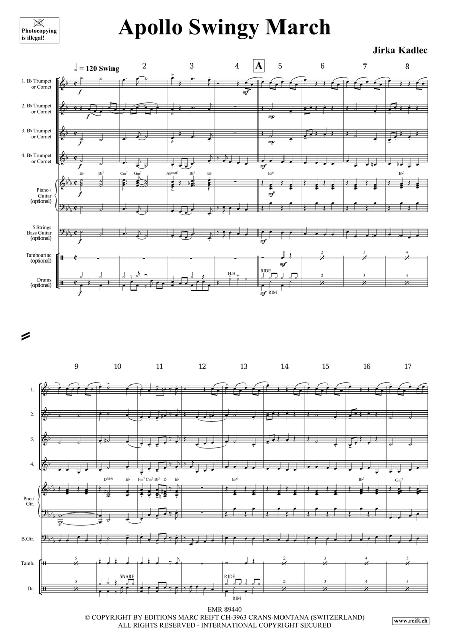 Apollo Swingy March Apollo Swingy March Cornet scores gallery preview page 4