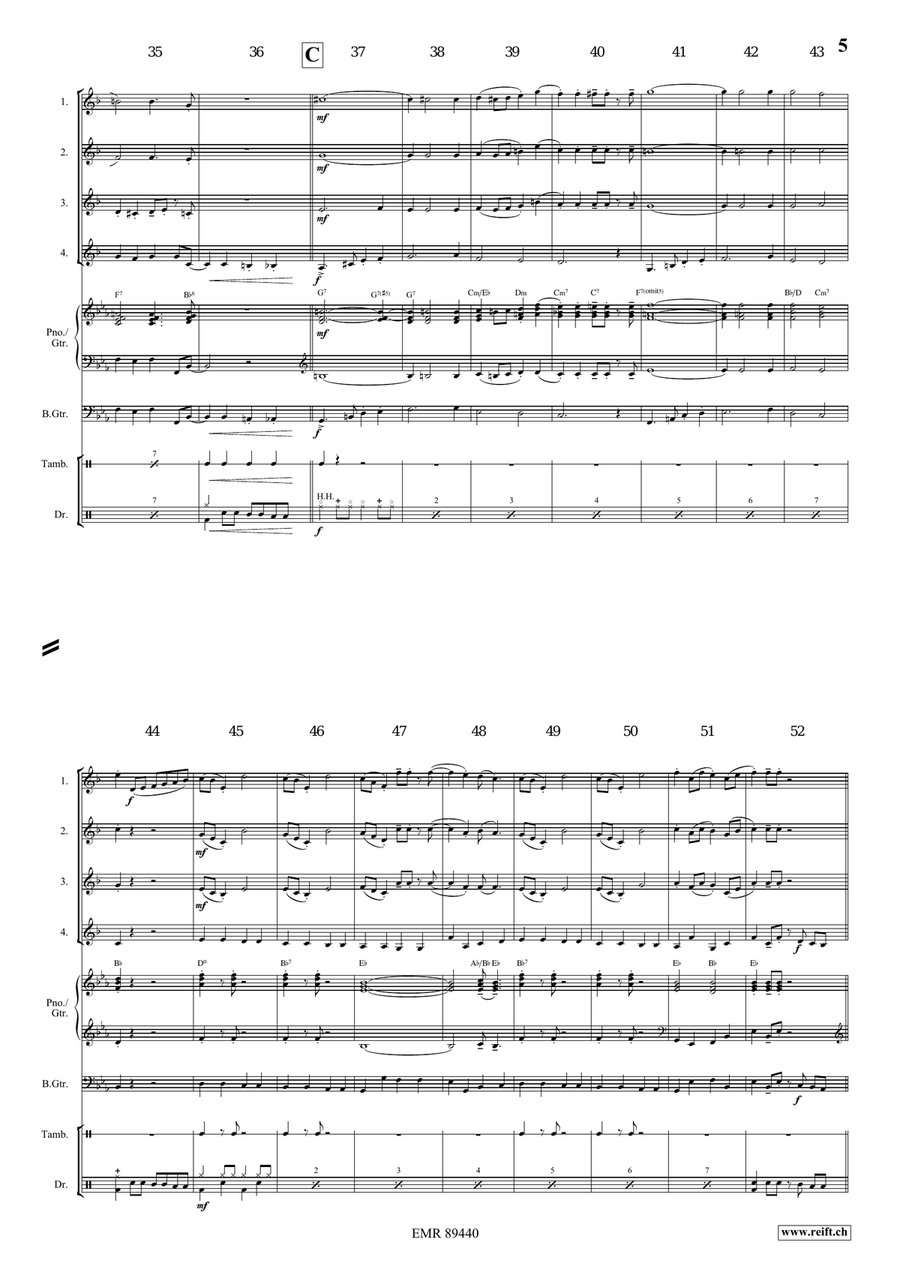 Apollo Swingy March Apollo Swingy March Cornet scores gallery preview page 6