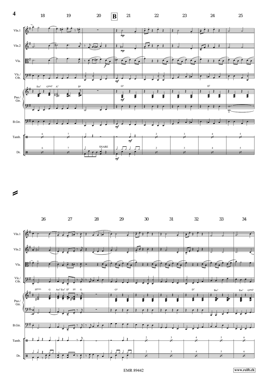 Apollo Swingy March Apollo Swingy March String Quintet scores gallery preview page 5