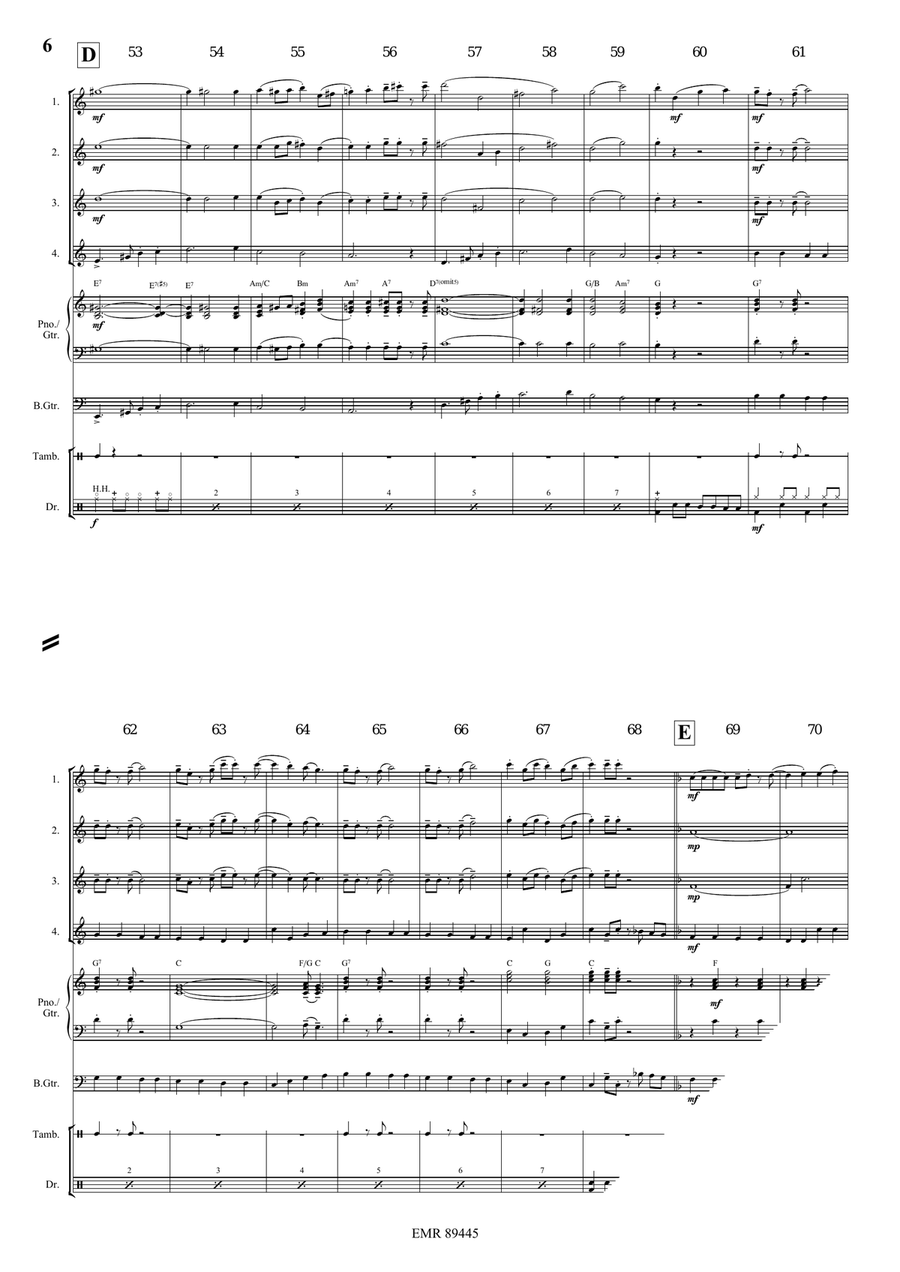 Apollo Swingy March Apollo Swingy March Flute Quartet scores gallery preview page 7