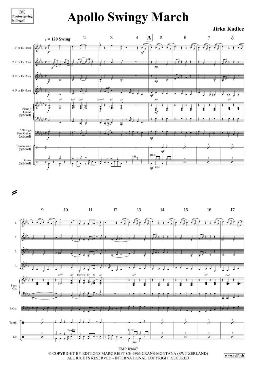 Apollo Swingy March Apollo Swingy March Horn scores gallery preview page 4