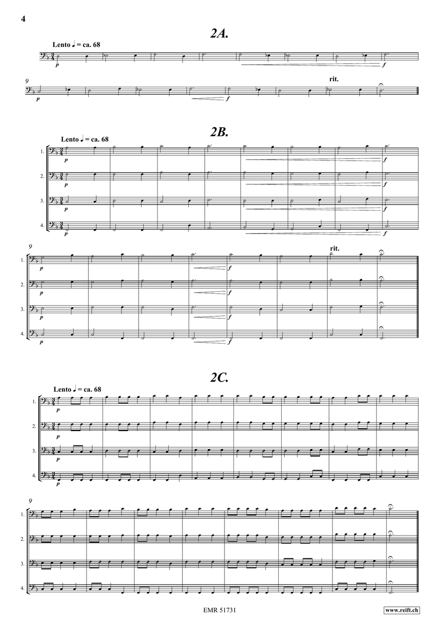 Warm Up for Trombones (Bass Clef) Trombone scores gallery preview page 6