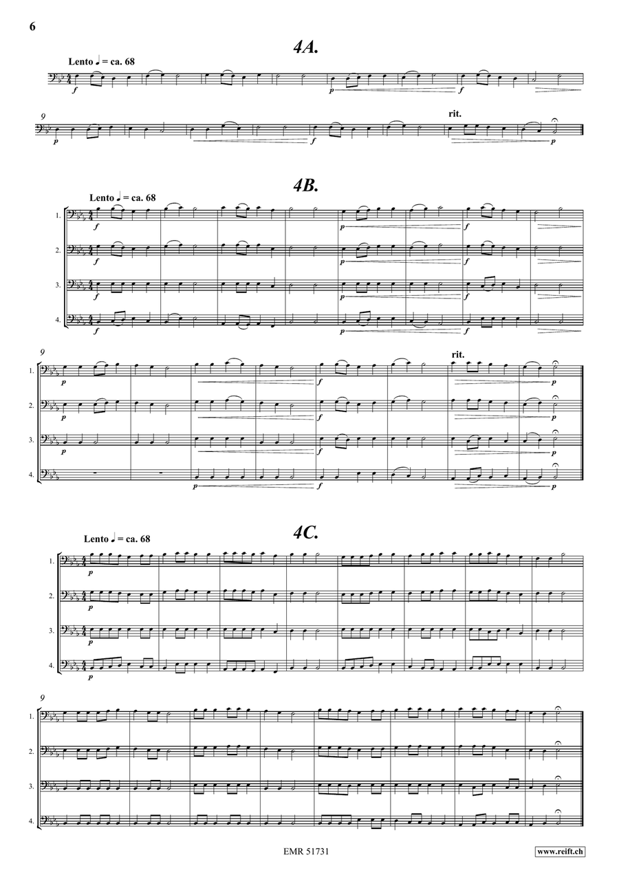 Warm Up for Trombones (Bass Clef) Trombone scores gallery preview page 8
