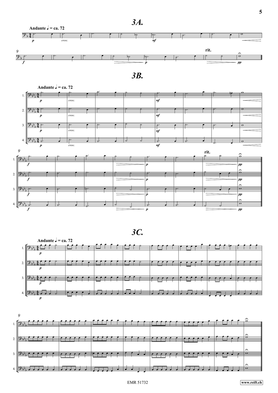 Warm Up for Euphoniums (Bass Clef) Euphonium scores gallery preview page 7
