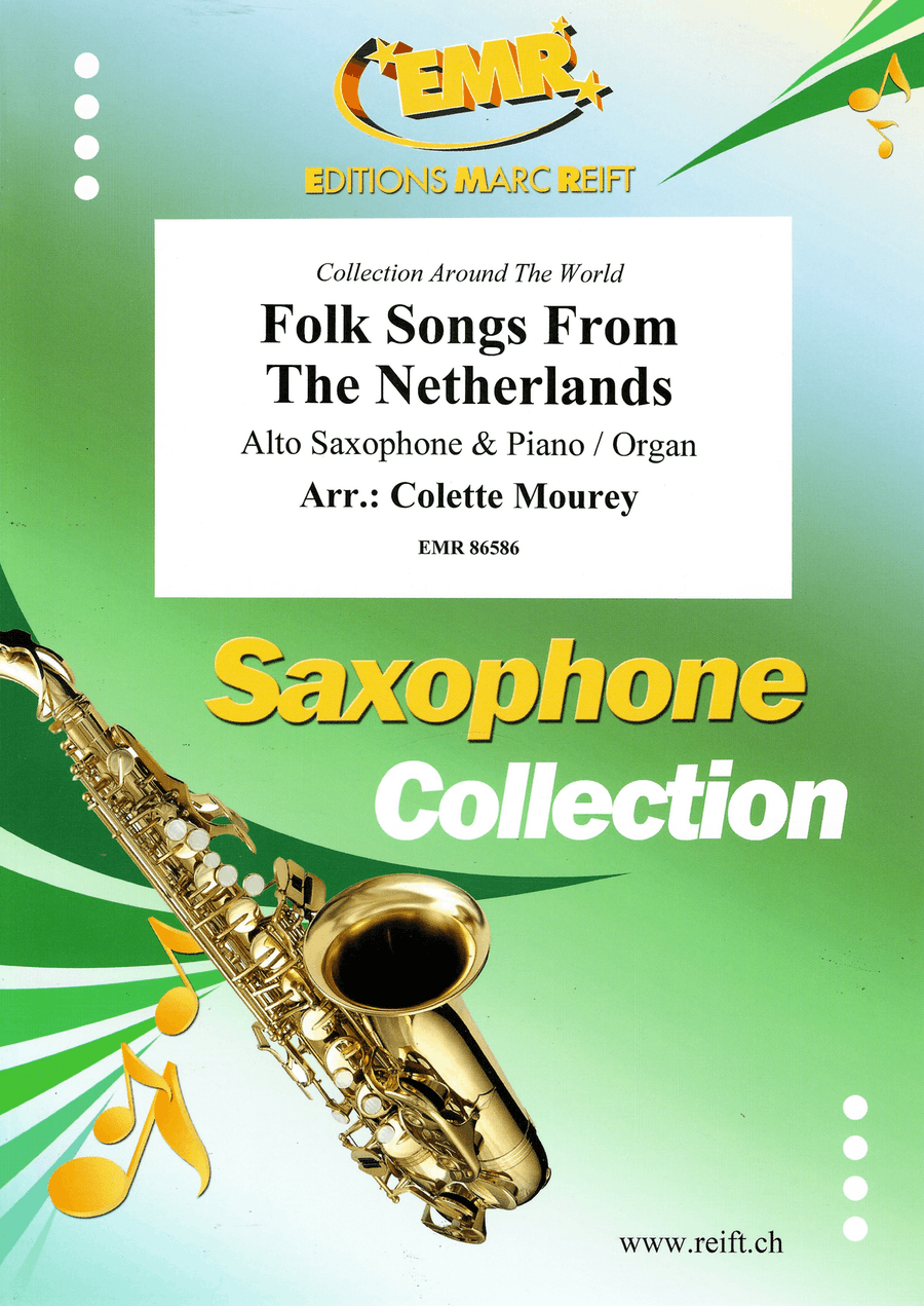Folk Songs From The Netherlands Alto Saxophone scores gallery preview page 1