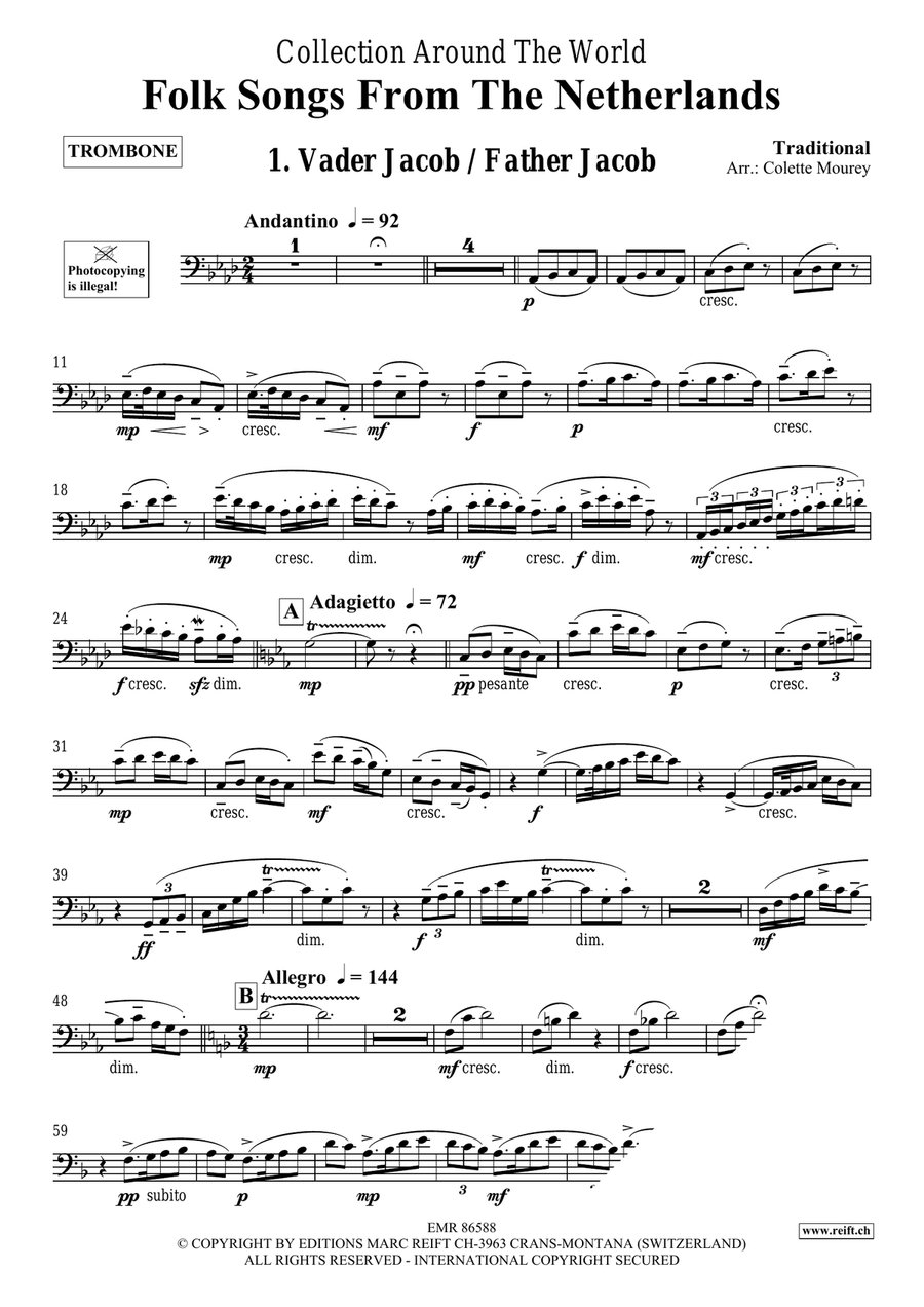 Folk Songs From The Netherlands Organ scores gallery preview page 3