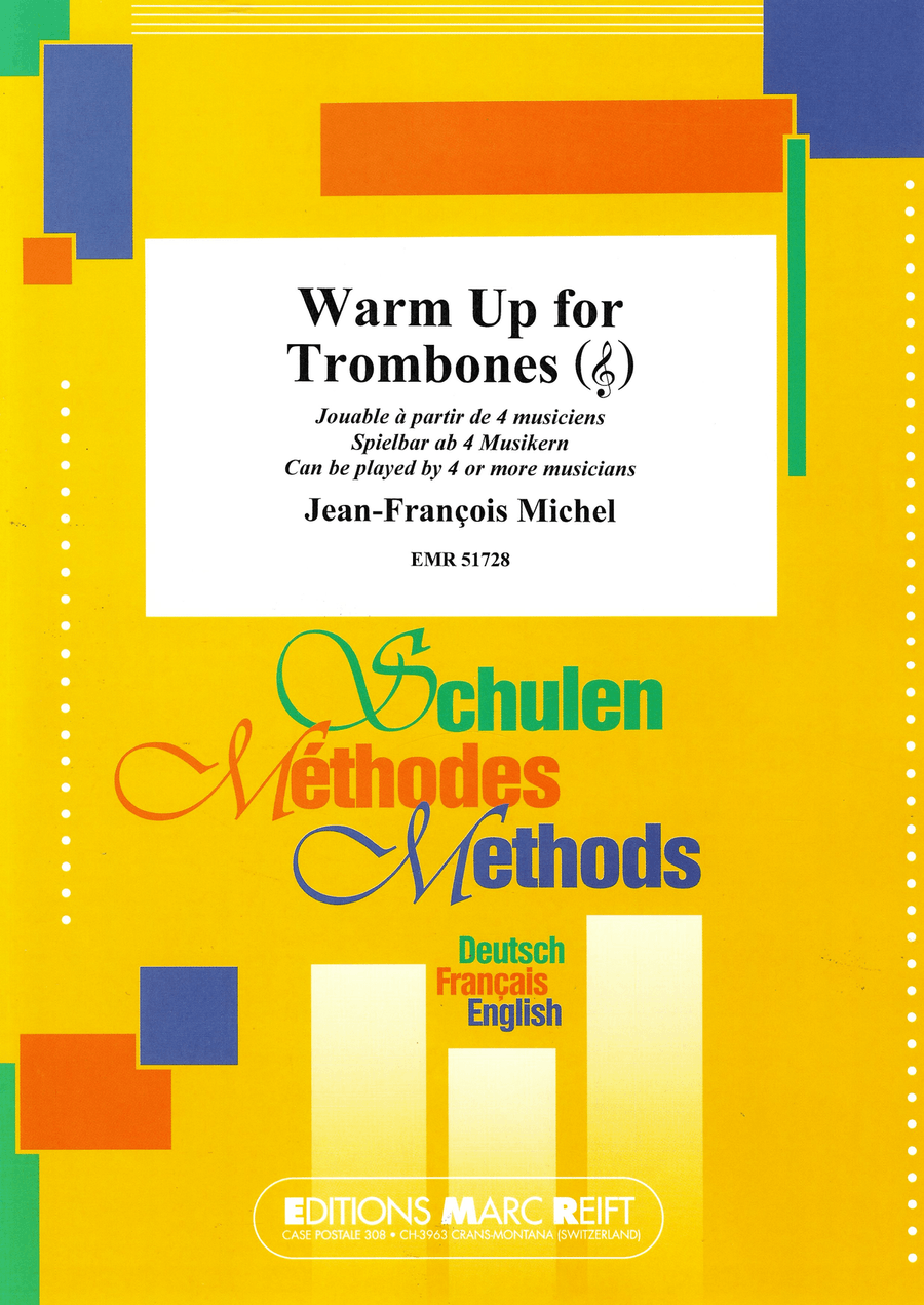 Warm Up for Trombones (Treble Clef) Trombone scores gallery preview page 1