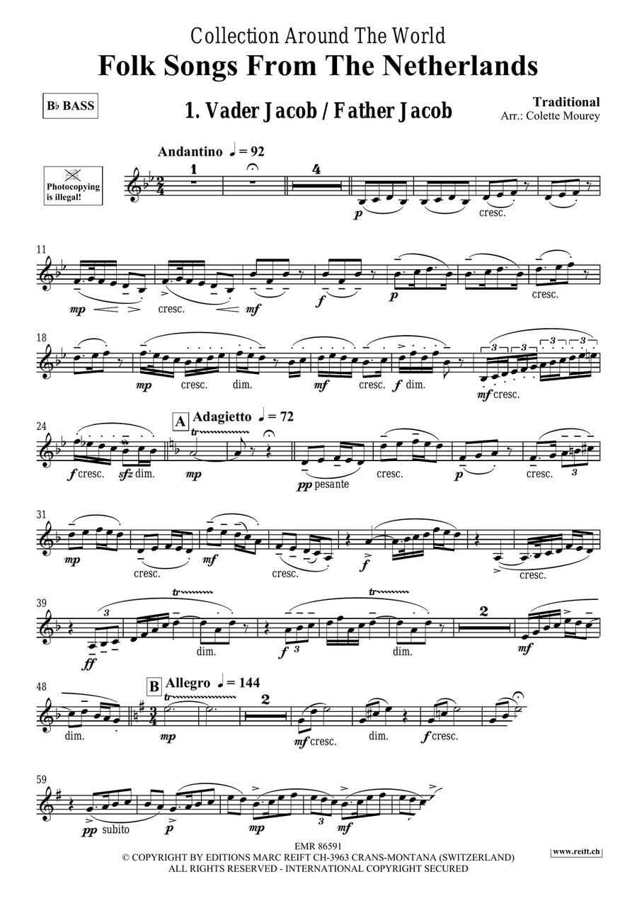 Folk Songs From The Netherlands Organ scores gallery preview page 3
