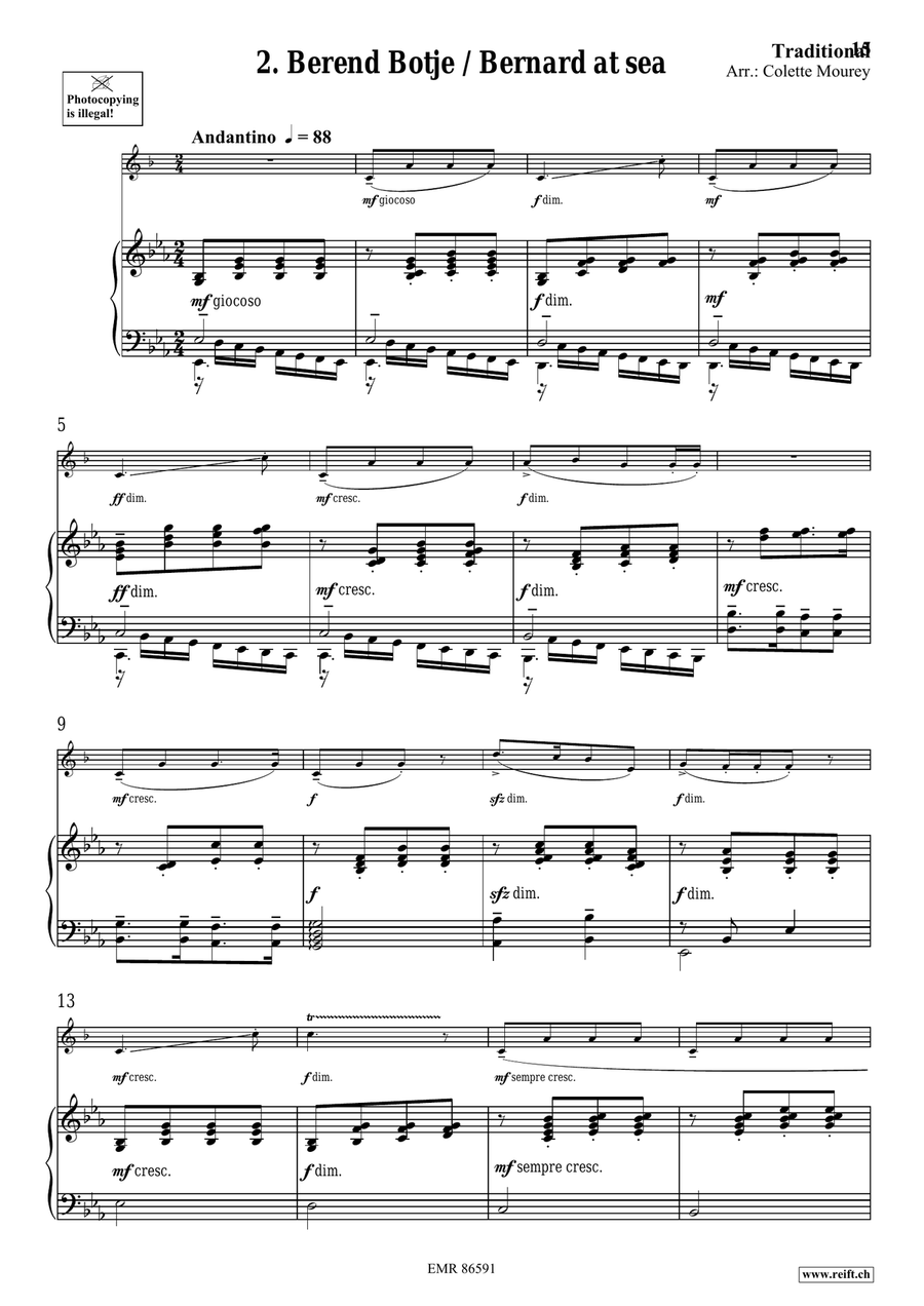 Folk Songs From The Netherlands Organ scores gallery preview page 7