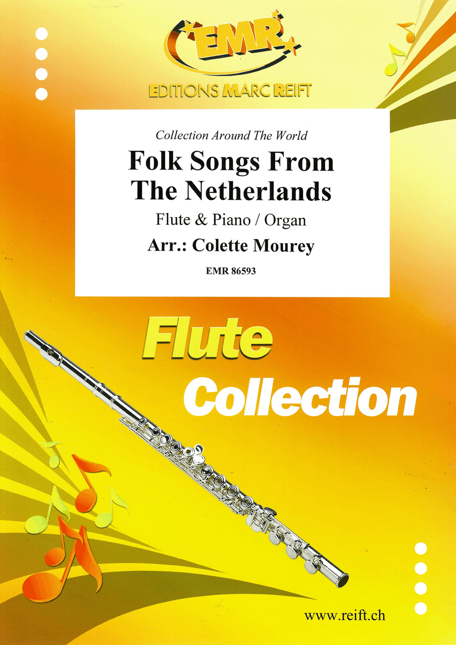 Folk Songs From The Netherlands Flute Solo scores gallery preview page 1