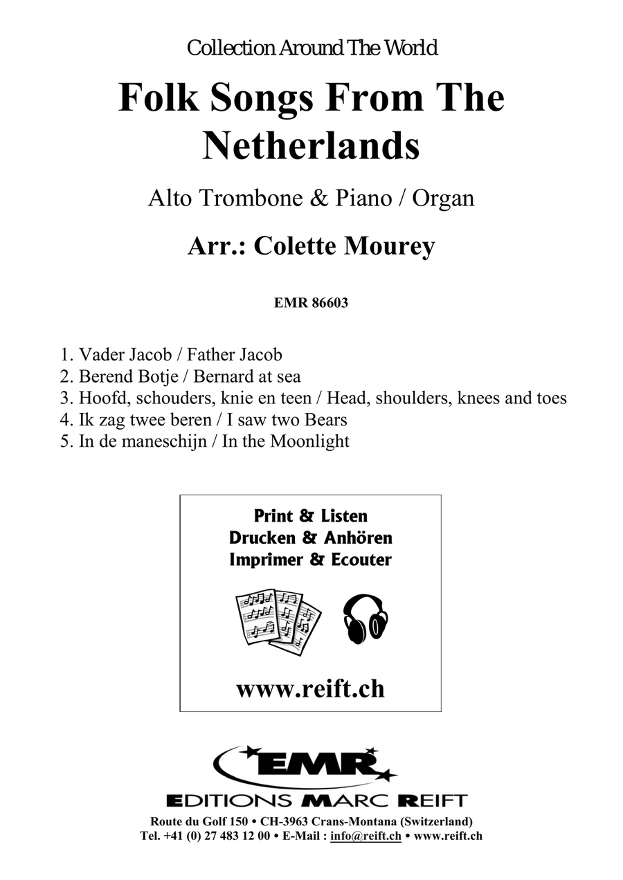 Folk Songs From The Netherlands Organ scores gallery preview page 2