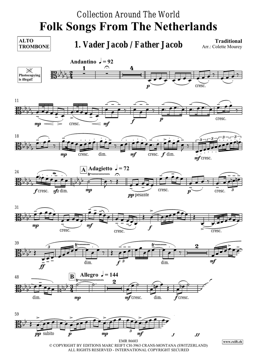 Folk Songs From The Netherlands Organ scores gallery preview page 3