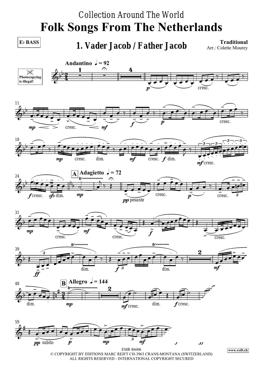 Folk Songs From The Netherlands Organ scores gallery preview page 3