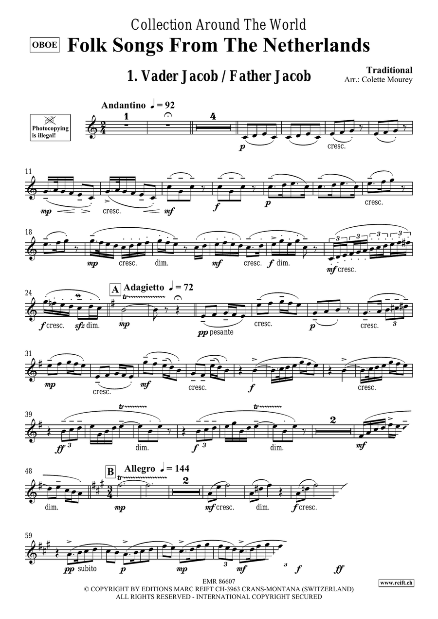 Folk Songs From The Netherlands Organ scores gallery preview page 3