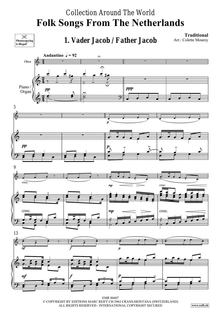 Folk Songs From The Netherlands Organ scores gallery preview page 4