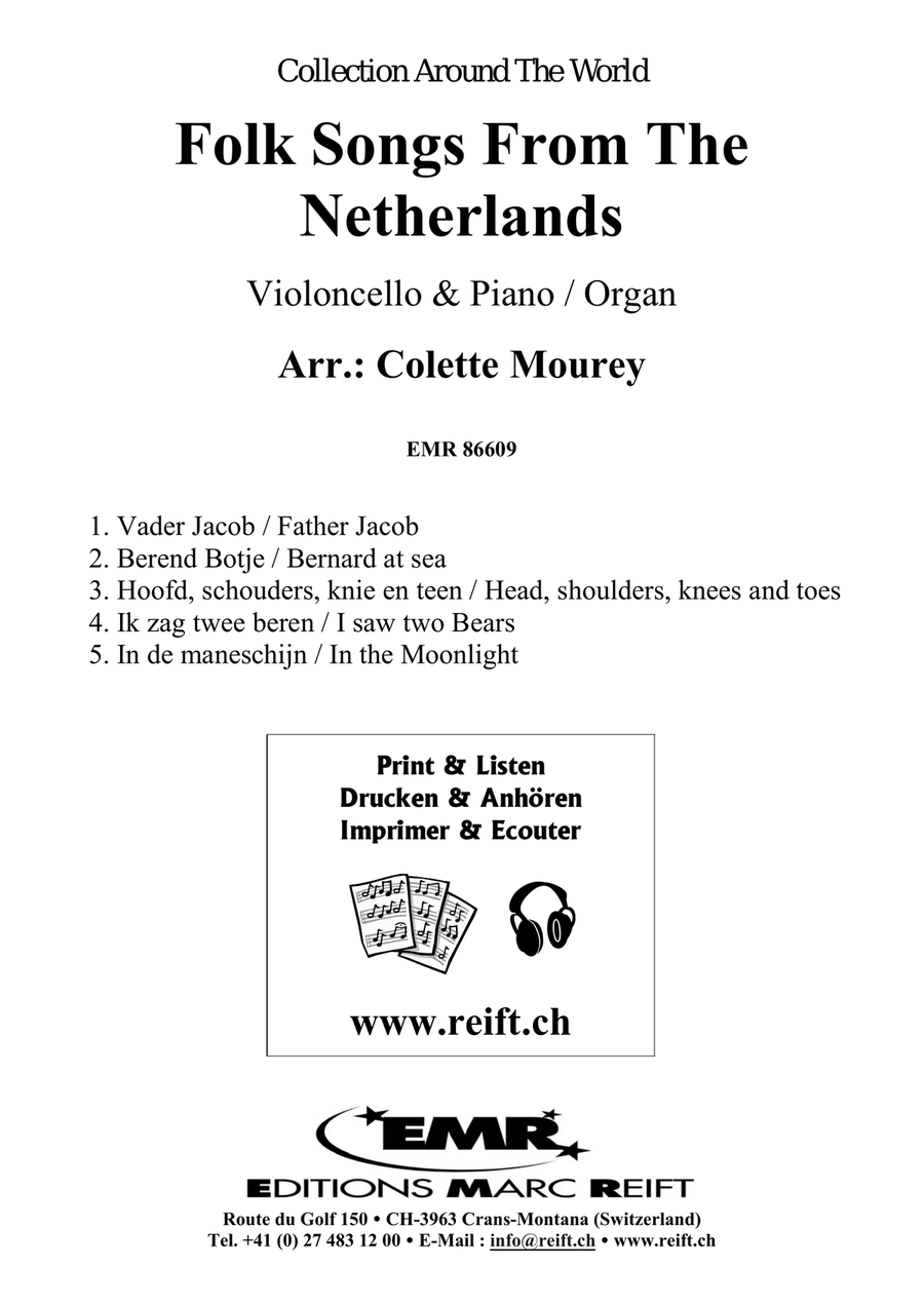 Folk Songs From The Netherlands Organ scores gallery preview page 2