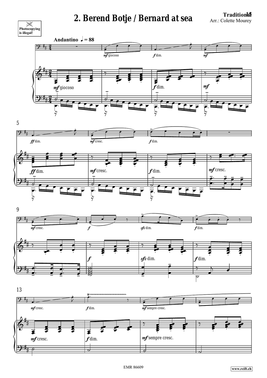 Folk Songs From The Netherlands Organ scores gallery preview page 7