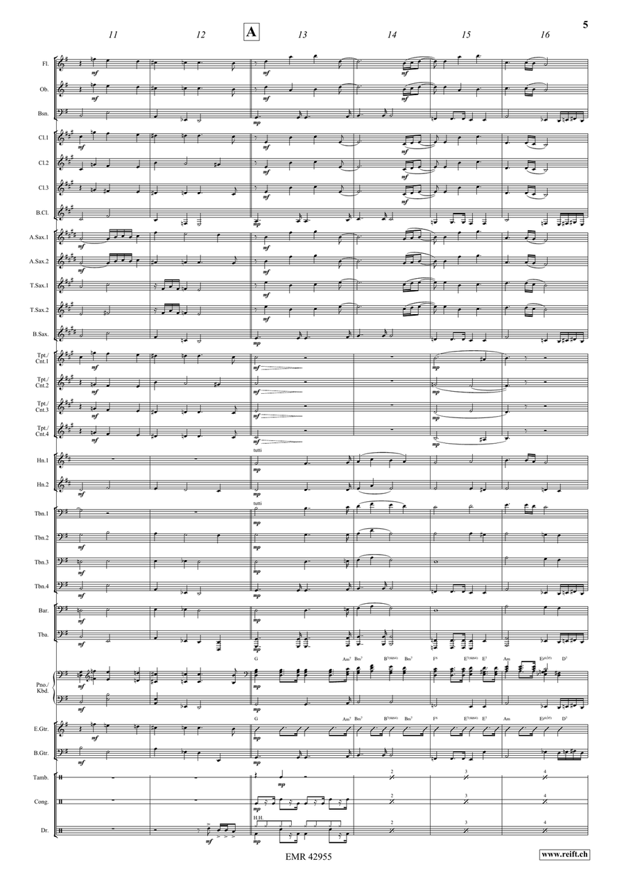 All By Myself All By Myself Concert Band scores gallery preview page 5