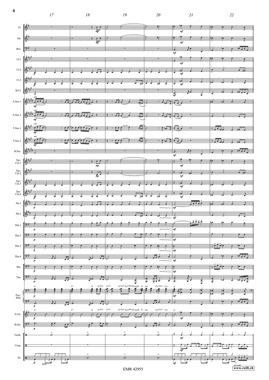 All By Myself All By Myself Concert Band scores gallery preview page 6