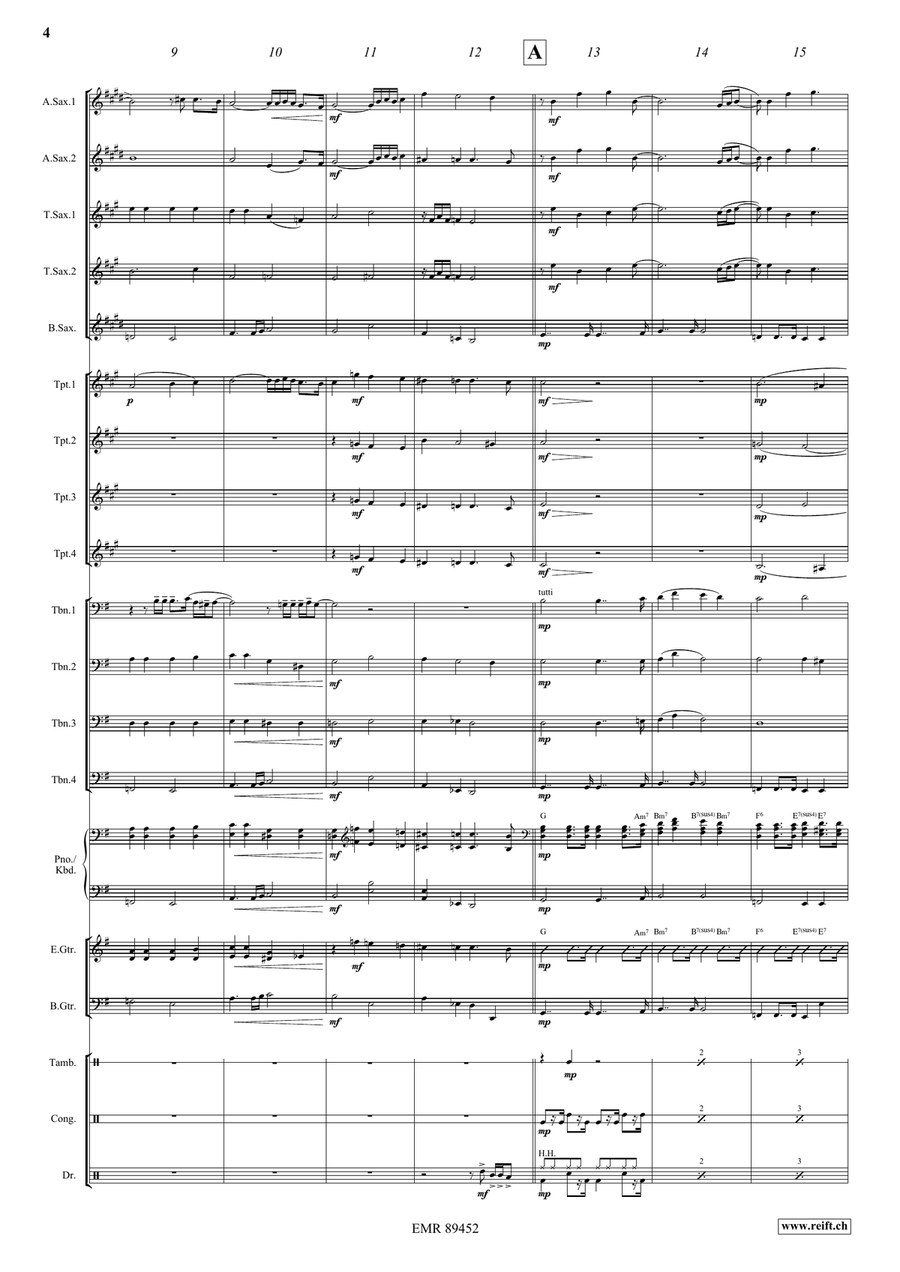 All By Myself All By Myself Big Band scores gallery preview page 4