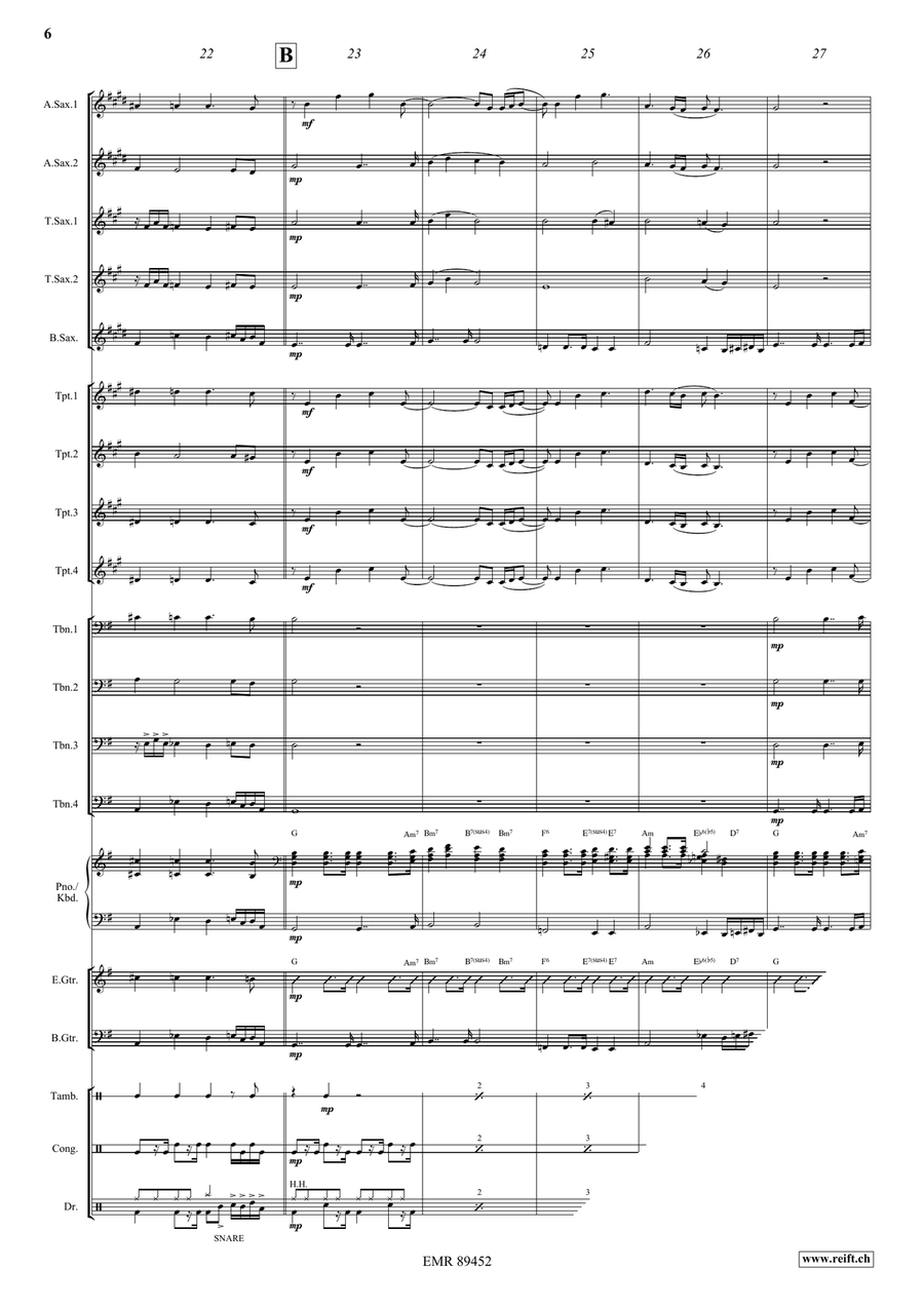 All By Myself All By Myself Big Band scores gallery preview page 6